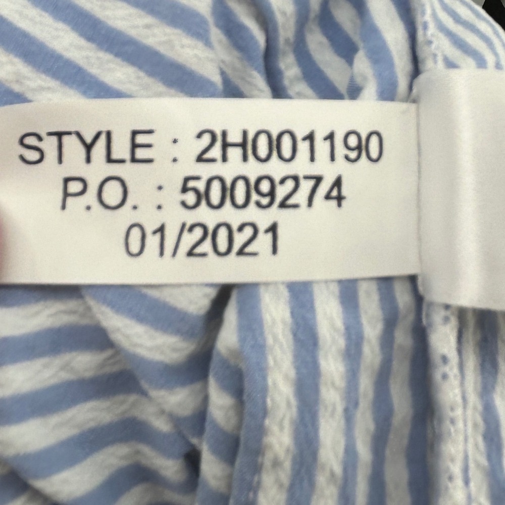 Vineyard Vines Performance Seersucker Striped Shorts Blue White XS 2H001190 - Picture 8 of 8